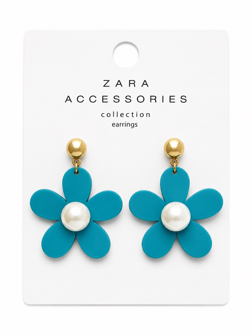Zara | blue daisy earrings